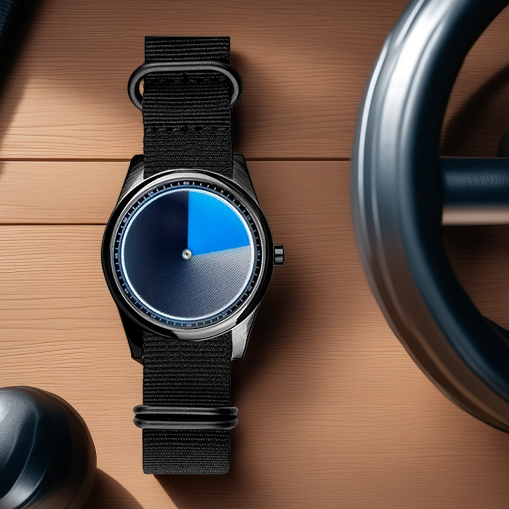 Canvas Strap Watch - ساعات أنيقة وملونة، حزام قماشي مريح،