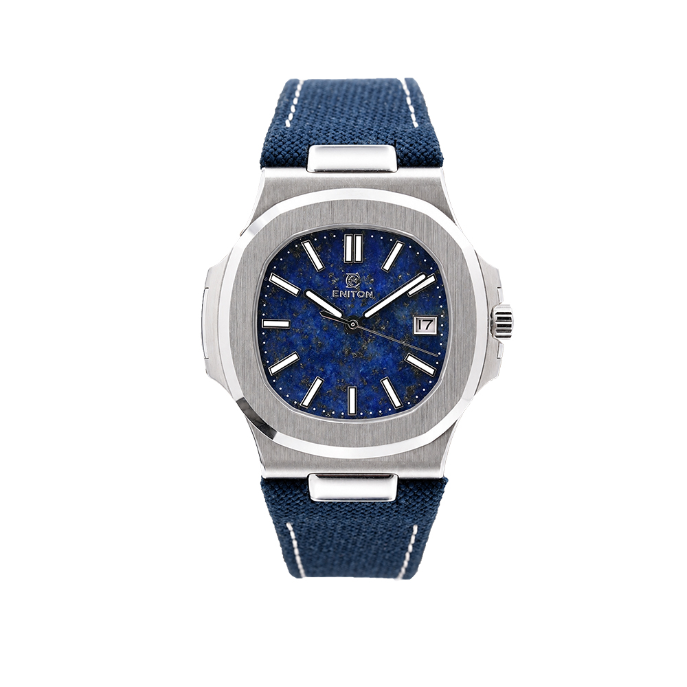 Canvas Strap Watch - ساعة ENITON ميكانيكية بقطر 38 مم