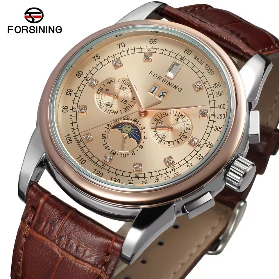 Patek Philippe Watch Aquanaut - FORSINING طبق الاصل متعددة الوظائف شنغهاي