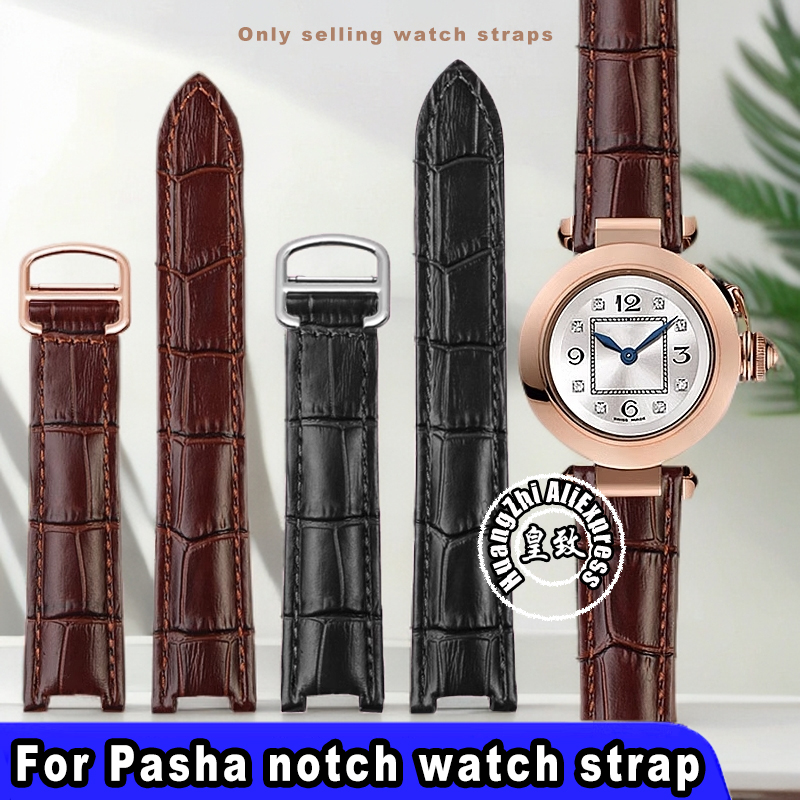 Cartier Watch Tank - جلد البقر حزام ساعة اليد لكارتييه
