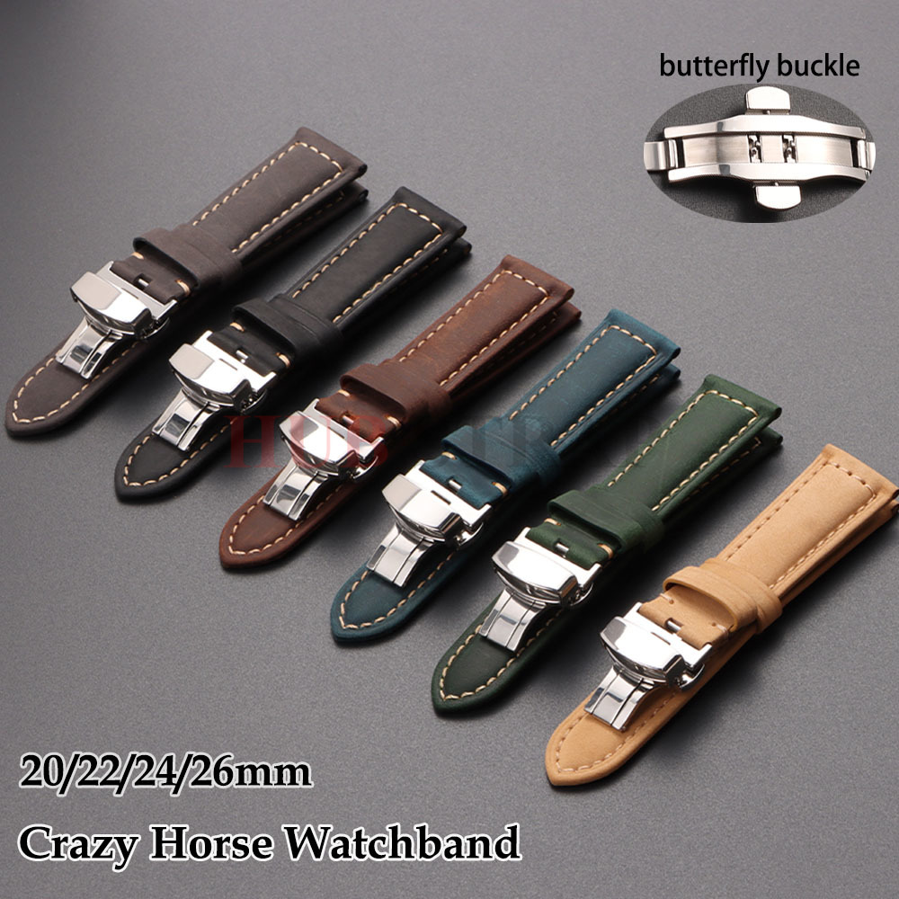 Suede Strap Watch - 20 مللي متر 22 مللي متر