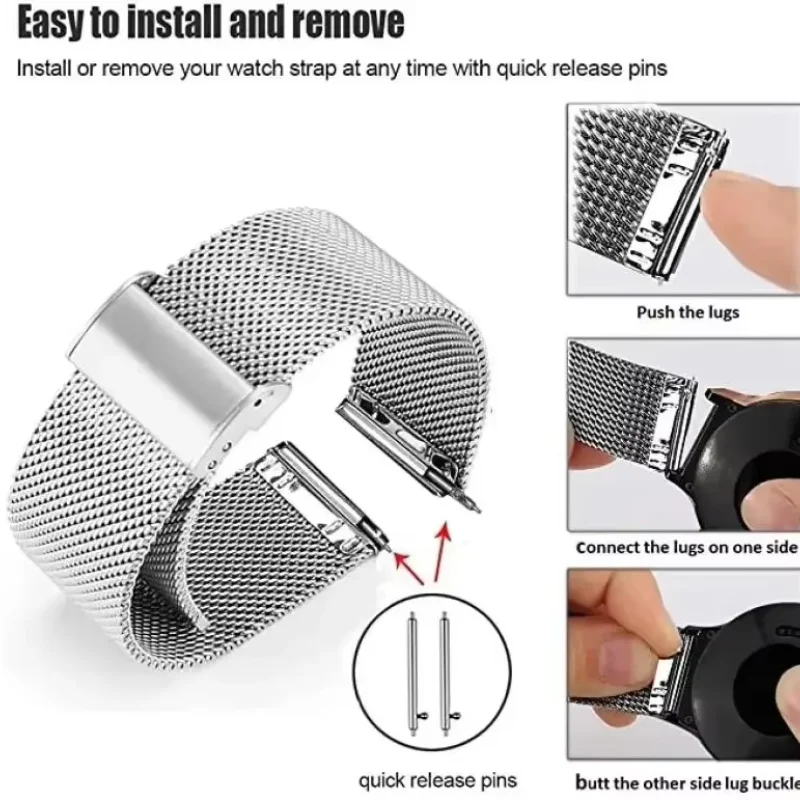 22 مللي متر 20 مللي متر حلقة ش - مراجعة Milanese Loop Magnetic وسعره