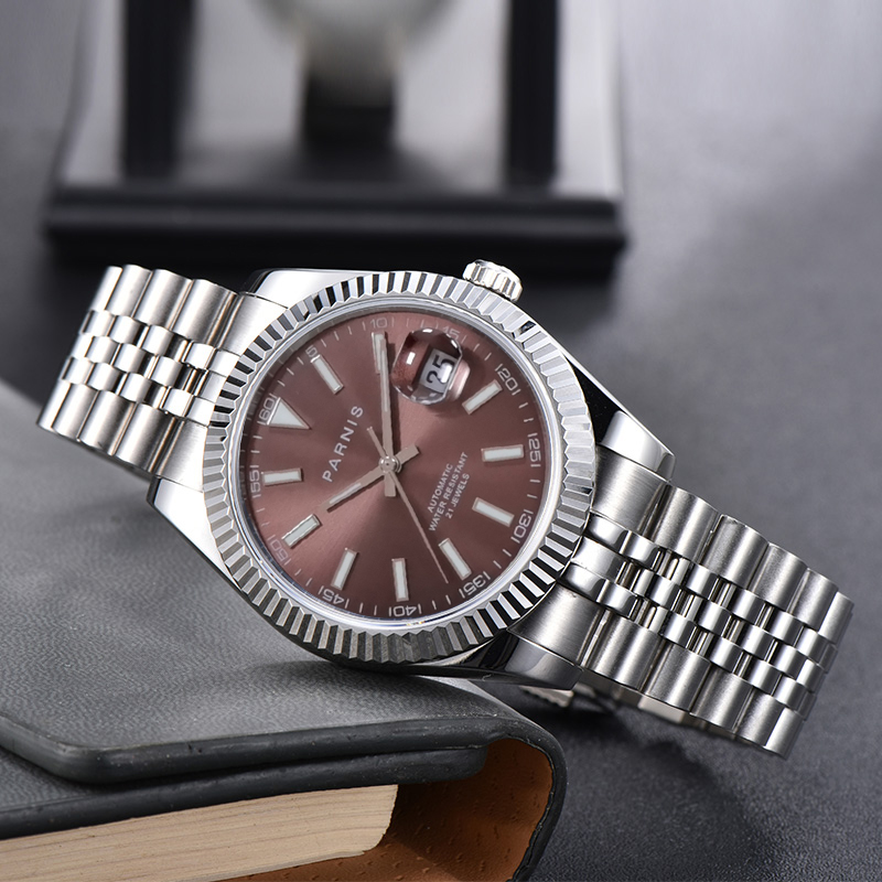 موضة بارنيس 39.5 مللي متر براو - مراجعة Rolex Watch Datejust وسعره