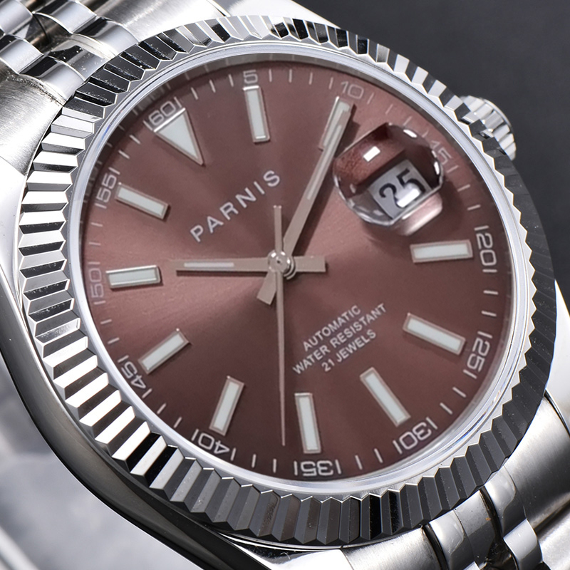 موضة بارنيس 39.5 مللي متر براو - مراجعة Rolex Watch Datejust وسعره