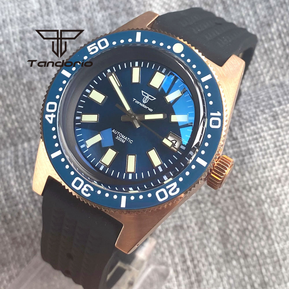 Tandorio 62 MAS CUSN8 صلب برون - مراجعة Seiko Watch 5 Sports وسعره