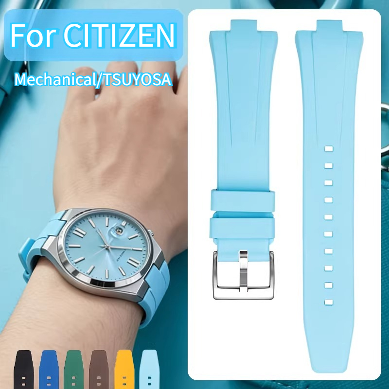 حزام ساعة من مطاط الفلورين للر - مراجعة Citizen Watch Tsuyosa وسعره