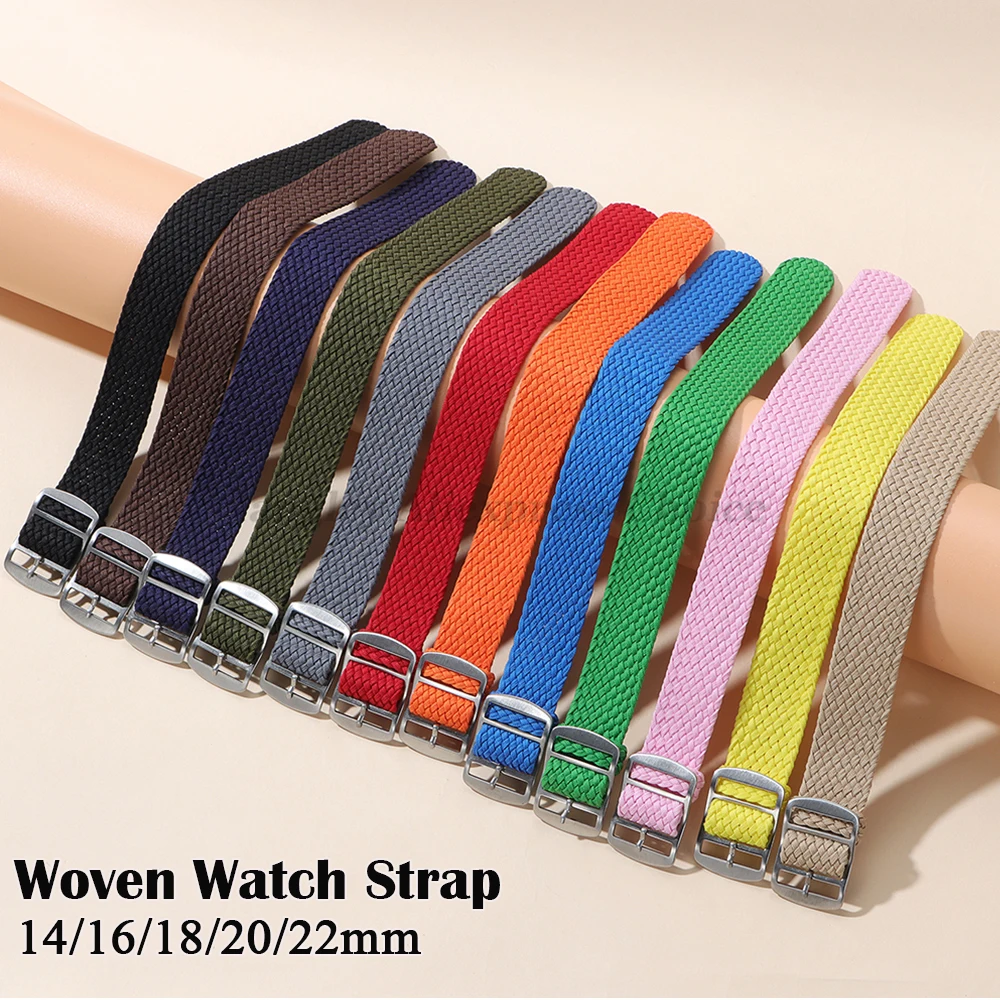 14 مللي متر 16 مللي متر 18 ملل - مراجعة Perlon Strap Woven وسعره