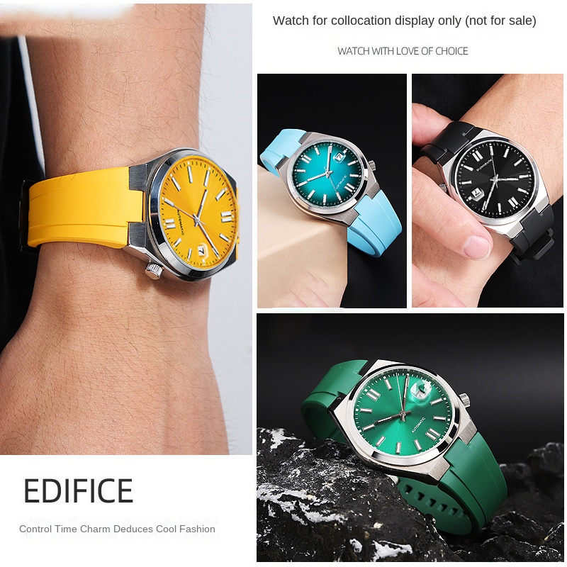 حزام ساعة من المطاط الفلوري FK - مراجعة Citizen Watch Tsuyosa وسعره