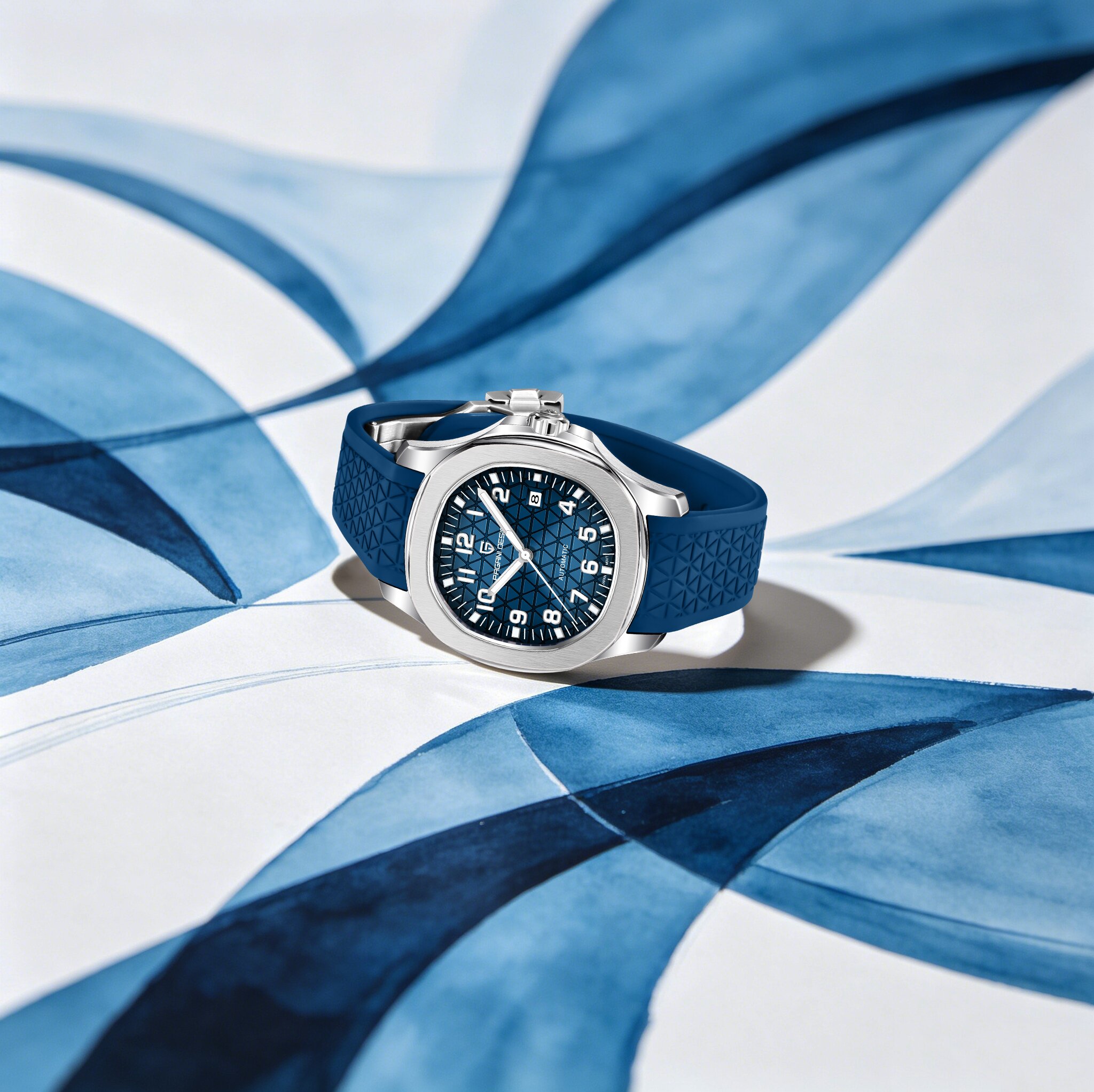 ساعة ميكانيكية رجالية من PAGAN - مراجعة Rubber Strap Diver وسعره