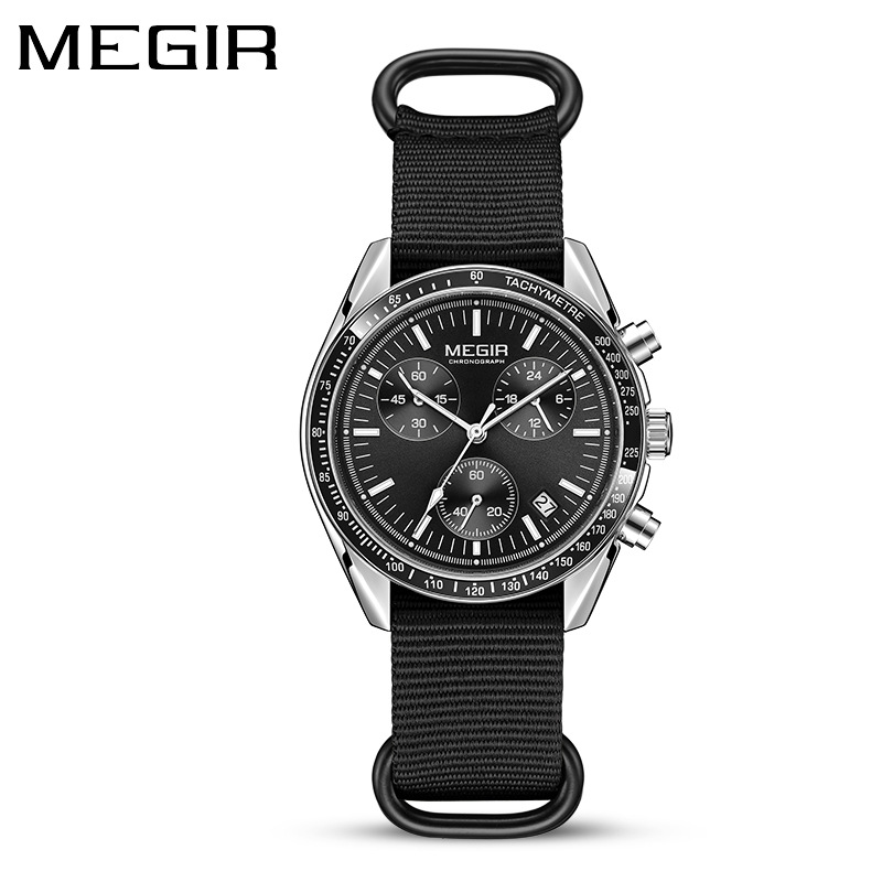 ساعة رجالية فاخرة جديدة من MEG - مراجعة Canvas Strap Watch وسعره