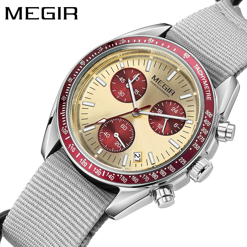 ساعة رجالية فاخرة جديدة من MEG - مراجعة Canvas Strap Watch وسعره