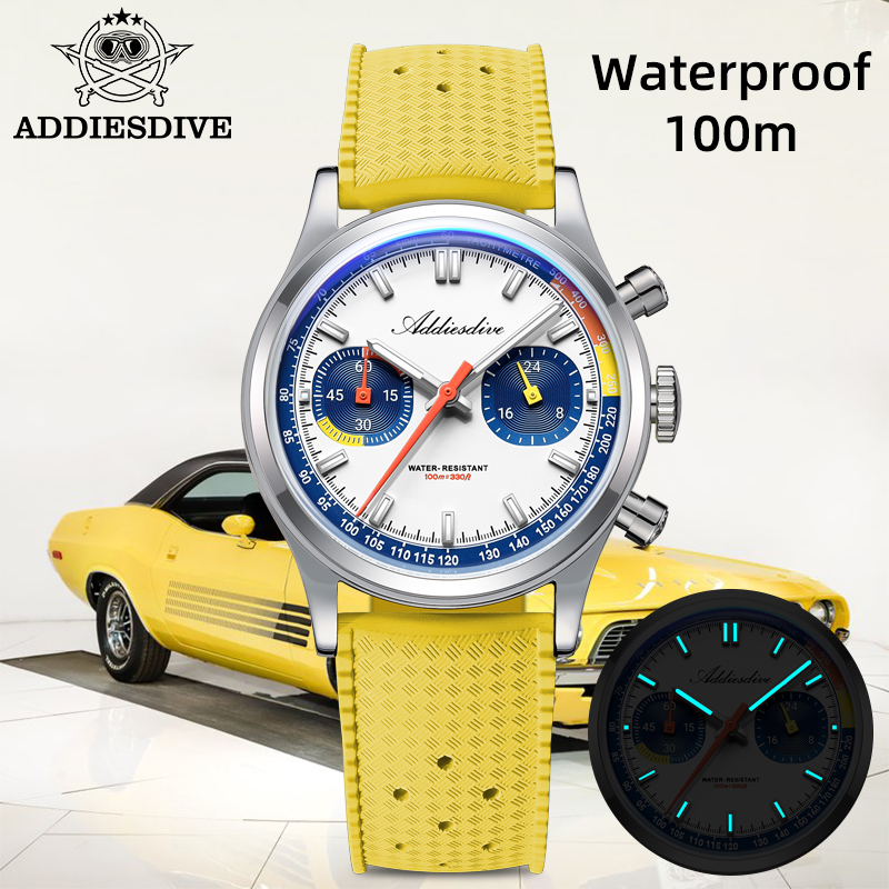 ساعات يد كوارتز عصرية للرجال م - مراجعة Rubber Strap Diver وسعره
