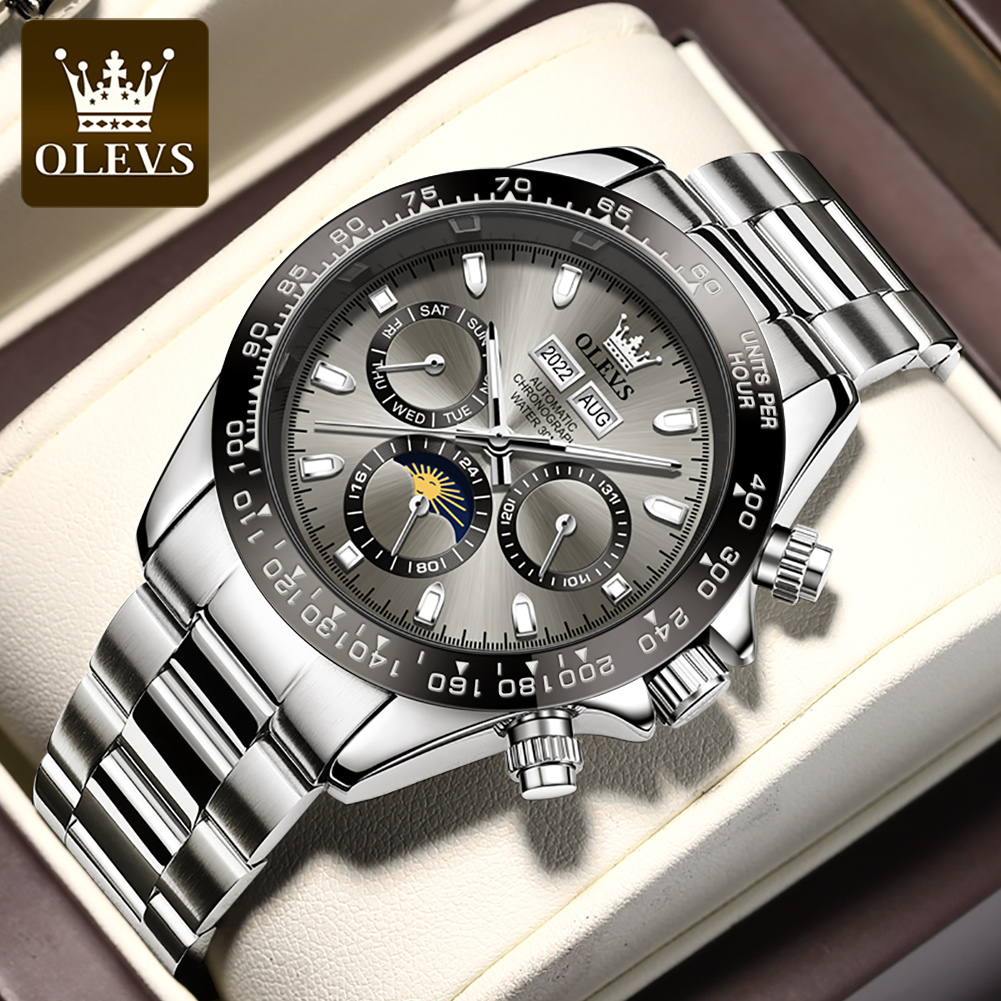 OLEVS 6654 ساعة رجالي فاخرة كر - مراجعة Cartier Watch Tank وسعره