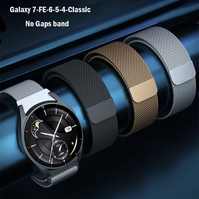 سوار حلقي ميلاني لساعة سامسونج - مراجعة Milanese Loop Magnetic وسعره