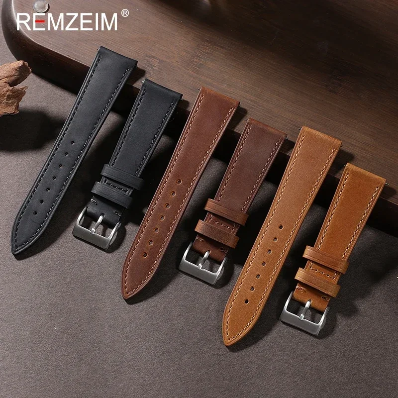 سوار ساعة جلدي من Crazy Horse  - مراجعة Suede Strap Watch وسعره