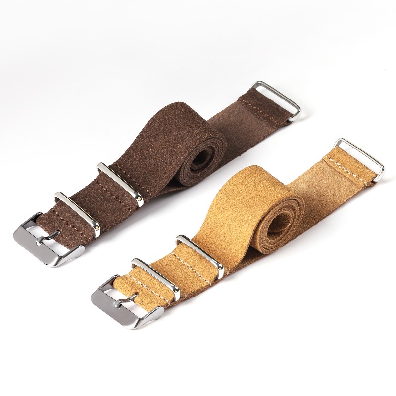 20 مللي متر 22 مللي متر العالم - مراجعة Suede Strap Watch وسعره