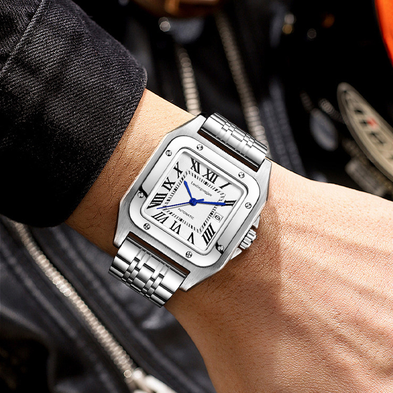 ساعة يد رجالية ميكانيكية أوتوم - مراجعة Cartier Watch Tank وسعره