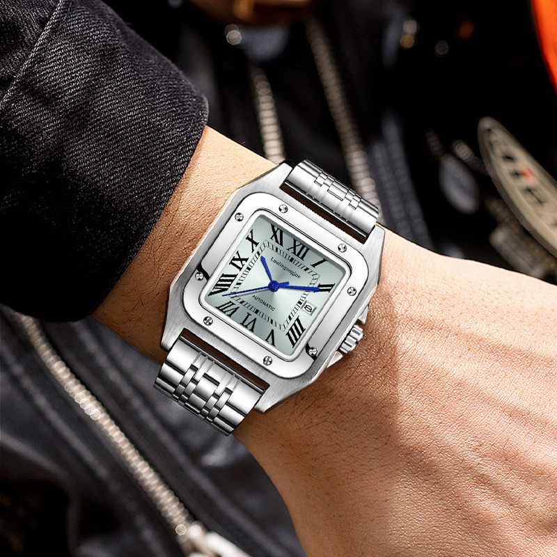 ساعة يد رجالية ميكانيكية أوتوم - مراجعة Cartier Watch Tank وسعره