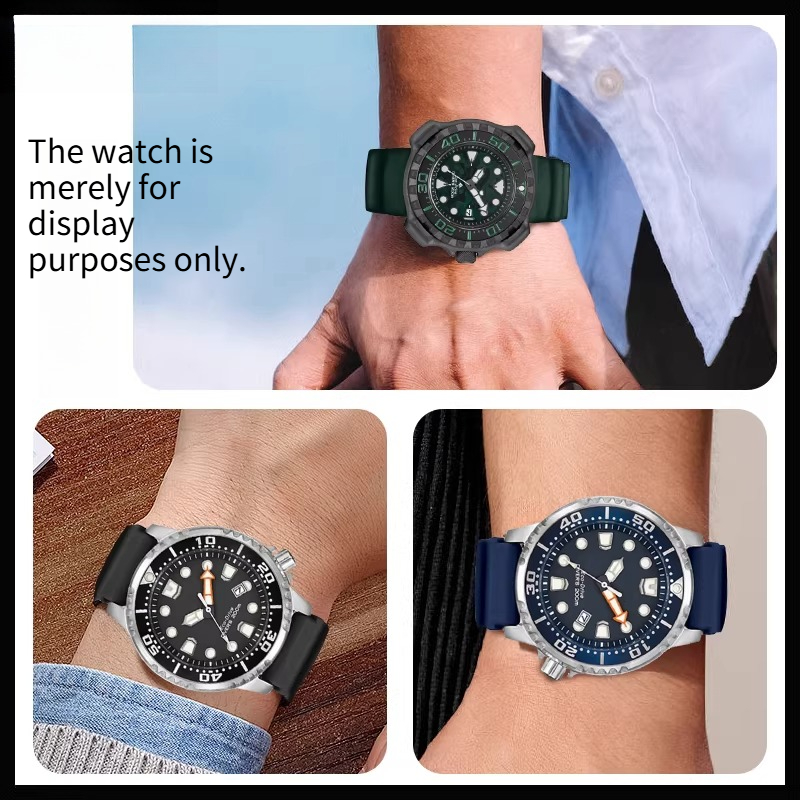 حزام ساعة من السيليكون ذو حافة - مراجعة Citizen Watch Promaster وسعره