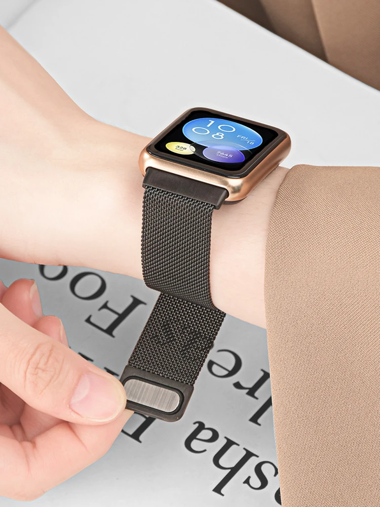حزام حلقة ميلانو لساعة Huawei  - مراجعة Milanese Loop Magnetic وسعره
